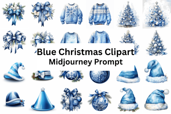 Ai Prompt for Blue Christmas Clipart Review: Essential Illustrations