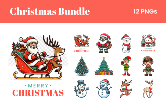 Christmas Character Illustration Bundle Review for Sellers