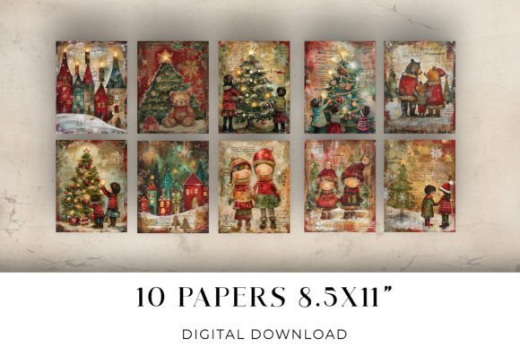Christmas Paper Scrapbook Junk Journal Review