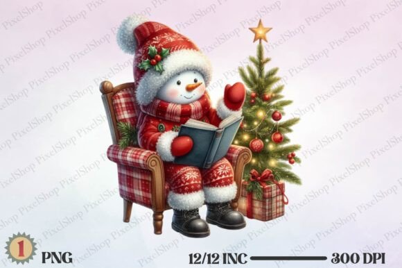 Christmas Snowman Reading Book Review for Designers