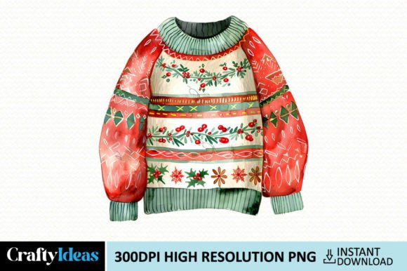 Christmas Sweaters Sublimation Clipart Review