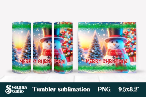 Christmas Tumbler Snowman Tumbler: A Review of Illustrations for Sellers