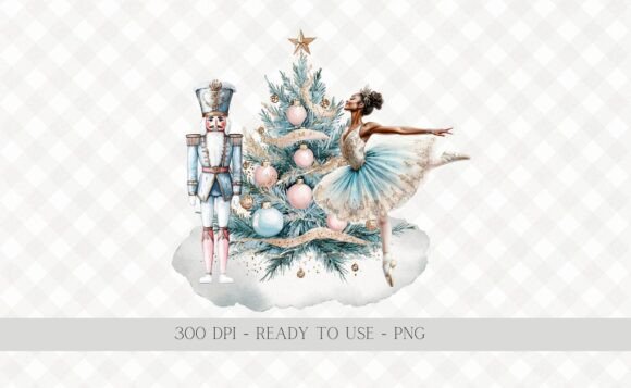 Elegant Nutcracker Ballet Christmas PNG: A Review for Illustrations Sellers