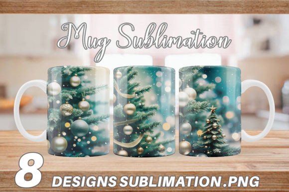 Mug Christmas Tree Bokeh: A Review for Digital Illustrations