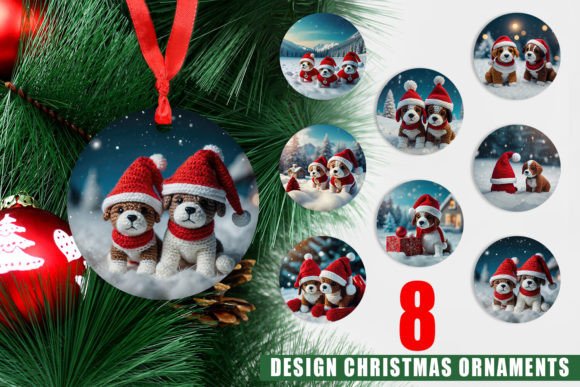 Ornament Christmas Crochet Dog: A Review for Illustrations