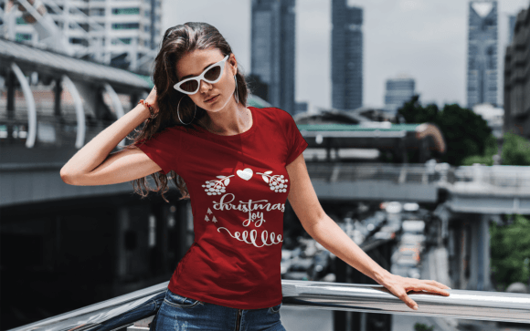 Reviewing 1st Christmas Shirt-049-24 for Holiday Branding